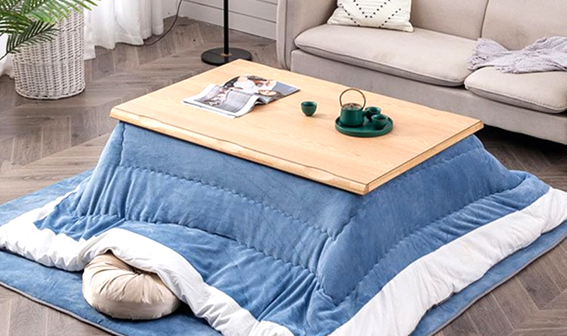 table-chauffante-japonaise-3 Table chauffante japonaise - Kotatsu