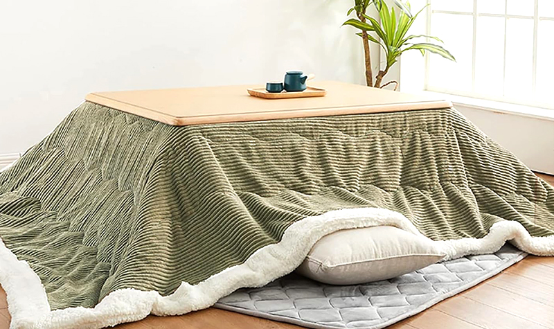table-chauffante-japonaise-4 Table chauffante japonaise - Kotatsu
